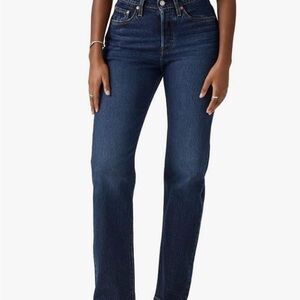 Vintage Levi’s 501 Straight-Leg Jeans – Classic Blue Denim